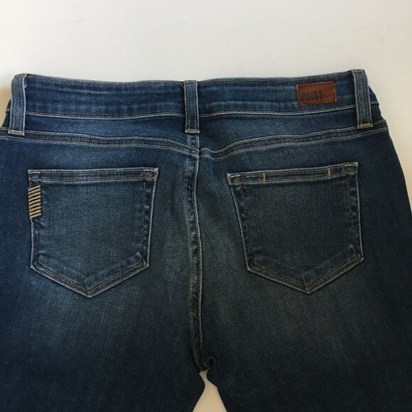 PAIGE Premium Denim Rita Wash Peg Skinny 5 Pocket Logo Hardware Jeans - Picture 9 of 12